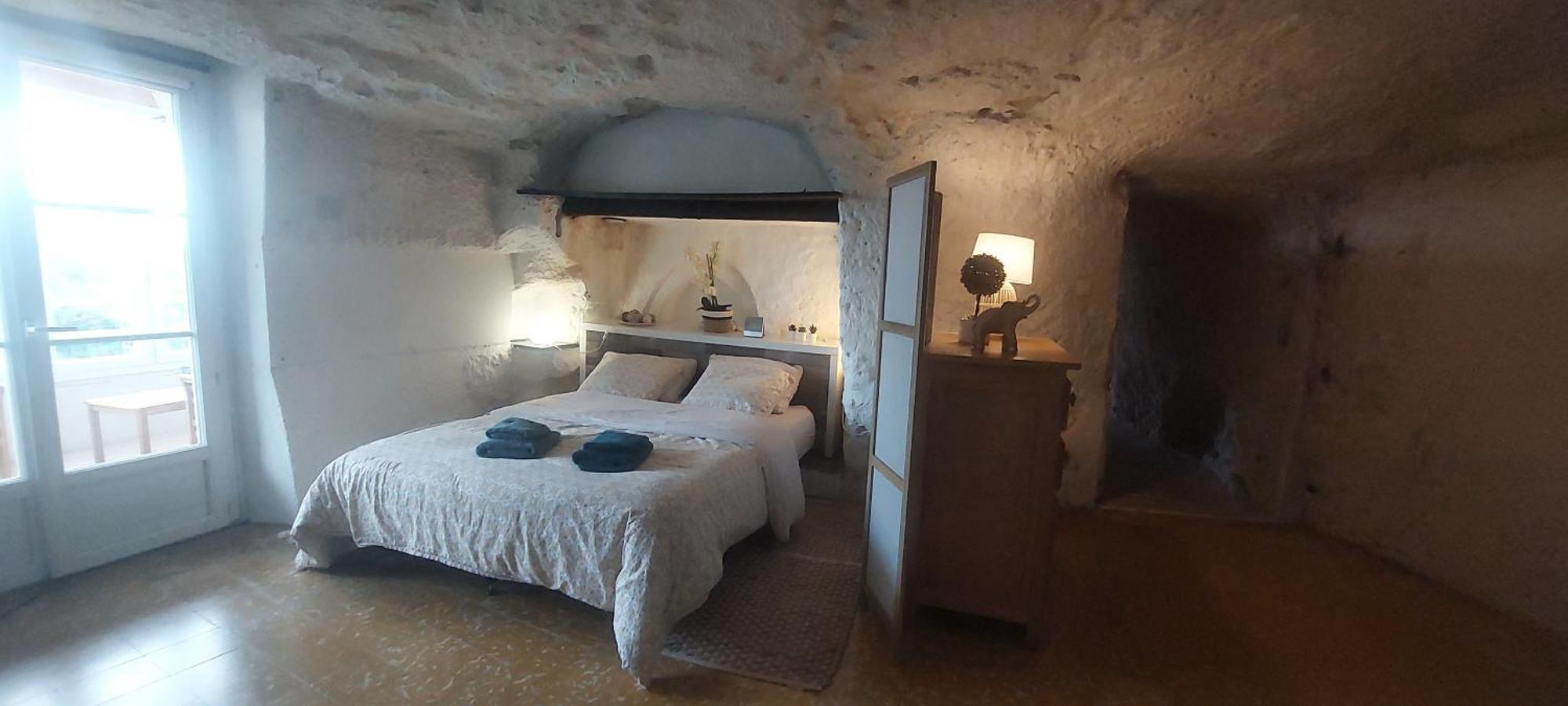Troglo Entre Caves Et Chateaux Montlouis-sur-Loire Exterior foto